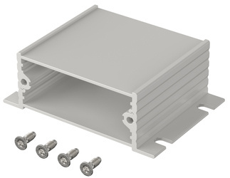 Bopla F 524-50 WL (97253050) - aluminium profile with wall brackets (55.3 x 24.4 x 50 mm)