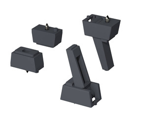 Bopla AB 1230 (39603000) - Tip-up foot set, polyamide