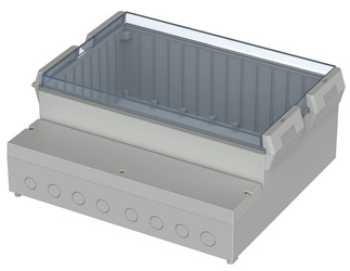 Bopla RCP 4000 V0 (41400400) - RegloCard-Plus enclosure with crystal-clear lid (363.4 x 318.6 x 150 mm)