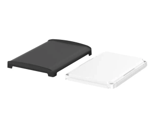 Bopla BOV 1712 FG-9005 - OT-9003-SILC (48414353.SILC) - BoVersa white plastic lid with full black design cover with silicone seal (170 x 120 x 21 mm)