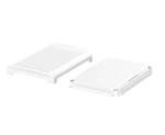 Bopla BOV 1209_ FG 9003 D 9003 (48412233) - BoVersa white plastic lid with white design cover (125 x 88 x 19 mm)