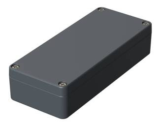 Bopla A 103 (01103000) - aluminium enclosure with neoprene seal (150 x 64 x 34 mm)