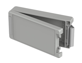 Bopla BA 241306 F SIL-7035 (00125225.SIL) - aluminum enclosure with a recess in the cover and silicone lid seal (259 x 128 x 60 mm)