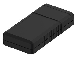 Bopla BOS 502-9005 (34502000) - hand-held enclosure with battery compartment (2 x 9V) without display cut-out (120 x 60 x 25 mm)