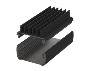 BOPLA ABPH 600-0100 K (84506100) - aluminium profile, horizontally-divided with radiator (57 x 32 x 100 mm)