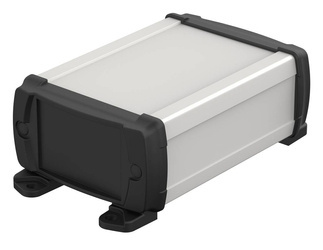 BOPLA ELP 840-0100 DW (83084100.S7) - aluminium profile closed with wall brackets (80 x 42 x 100 mm)