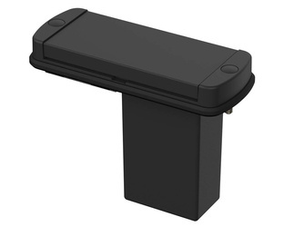 BOPLA ABM 800 AL BE (84082100) - mounting lid with removable aluminium cap and compartment for 9V block battery for AB 800