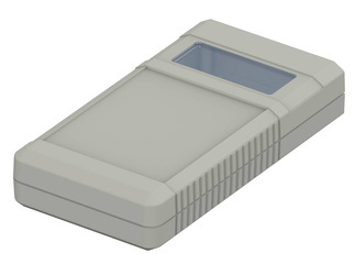 Bopla BOS 751-7038 (34751001) - hand-held enclosure with battery compartment (2 x 9V) and panoramic display screen (157 x 84 x 30 mm)