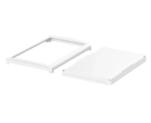 Bopla BOV 2819 FO-9003 - OT-9003-SILC (48318633.SILC) - white BoVersa plastic lid with open white design cover with silicone seal (275 x 185 x 29 mm)
