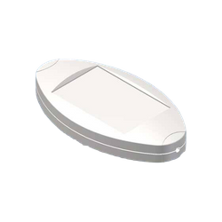 Teko - OVO-2 series (OVO-2IR.7) - enclosure for remote controler in white with opening for LED (95,5 x 51 x 17,3 mm)