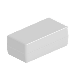 Teko - SMART series (SR36-DB.7) - universal enclosure in white (128 x 63,5 x 48 mm)