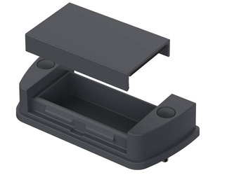 Bopla ASM 830 AL-7024 (94412400)- Mounting lid with removable aluminium capr for ASP 830