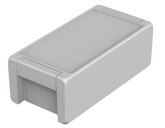 Bopla BA 241309 F SIL-7035 (00125235.SIL) - aluminum enclosure with a recess in the cover and silicone lid seal (259 x 128 x 60 mm)