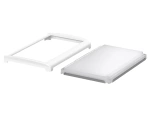 Bopla BOV 2114 FO-9003 - OT LL-SILC (48336431.SILC) - BoVersa translucent plastic lid with open white design cover with silicone seal (210 x 140 x 24 mm)