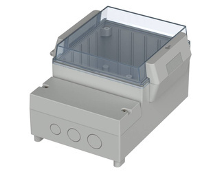 Bopla RCP 1300 V0 (41130400) - RegloCard-Plus enclosure with crystal-clear lid (131 x 186 x 103 mm)