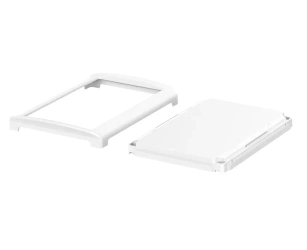 Bopla BOV 1712 FO-9003 - OT-9003-SILC (48314333.SILC) - white BoVersa plastic lid with open white design cover with silicone seal (170 x 120 x 21 mm)
