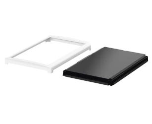 Bopla BOV 2819 FO-9003 - OT-9005-SILC (48318635.SILC) - black BoVersa plastic lid with open white design cover with silicone seal (275 x 185 x 29 mm)