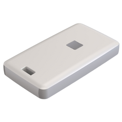 Teko - REMO-TEK series (13121.30) - enclosure for the remote control in white with light grey sides (71,5 x 39,3 x 11,5 mm)