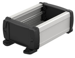 BOPLA ELPU 840-0100 DW (83847100.S7) - aluminium profile, open on one side with wall brackets (80 x 42 x 100 mm)
