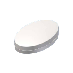 Teko - OVOTEK series (OK1-B2.7) - oval enclosure in white (165,3 x 103,2 x 38,5 mm)
