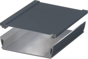 Bopla ASPH 1230-0200 7024 (94232200) - enclosure profiles, horizontally-divided (121 x 32.8 x 200 mm)
