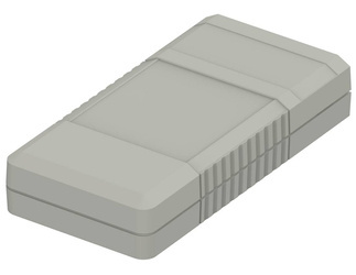 Bopla BOS 502-7038 (34502002) - hand-held enclosure with battery compartment (2 x 9V) without display cut-out (120 x 60 x 25 mm)