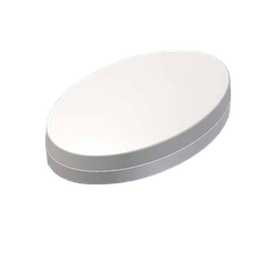 Teko - OVOTEK series (OK1.7) - oval enclosure in white (165,3 x 103,2 x 38,5 mm)