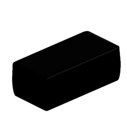 Teko - SMART series (SR36-DB.9) - universal enclosure in black (128 x 63,5 x 48 mm)