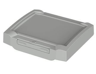 BOPLA BCD 160 OT-FSC-7035 (20161535) - hinged front lid with membrane keypad area (199 x 179.2 x 36.5 mm)