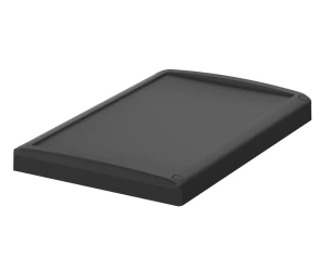 Bopla BOV 2819 OT A-9005-SILC (48148605.SILC) - BoVersa black aluminium lid with silicone seal (275 x 185 x 29 mm)