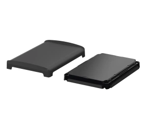 Bopla BOV 1209 FG-9005 - OT-9005-SILC (48412255.SILC) - BoVersa black plastic lid with full black design cover with silicone seal (125 x 88 x 19 mm)