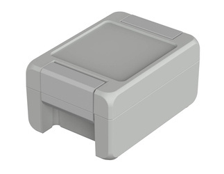 Bopla BA 100806 F-7035 (00122125) - aluminum enclosure with a recess in the cover and neoprene seal (121 x 86 x 60 mm)