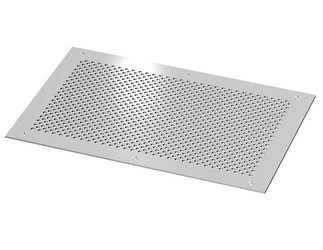 Bopla IT 002530 ADL-A-2-EQ (95132530) - aluminium cover plate with ventilation, screw on for IT ..2530 enclosures