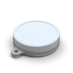 Teko - SUI-TEK series (SUI-TEK1A.30) - round enclosure in white and light gray(47 x 47 x 13,5 mm)