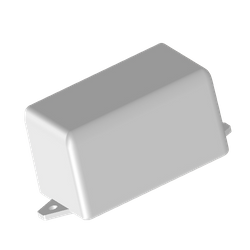 Teko - SMART series (SR03-E.7) - universal enclosure in white (71,5 x 38,3 x 40,9 mm)