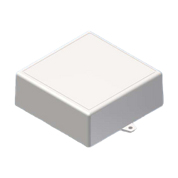 Teko - SMART series (SR170-E.7) - universal enclosure in white (111,1 x 111,1 x 43,4 mm)