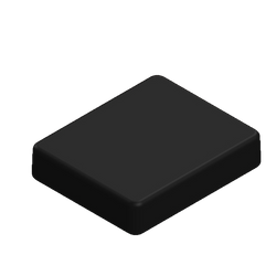 Teko - SMART series (SR21.9) - universal enclosure in black (76,2 x 65,5 x 16,6 mm)