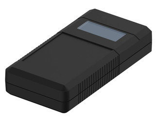 Bopla BOS 801-9005 (34801000) - hand-held enclosure with battery compartment (4 x 1,5V) and display screen (196 x 100 x 40 mm)