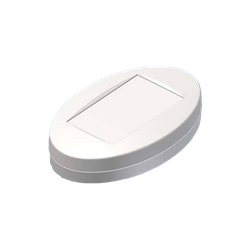 Teko - OVOTEK series (OK2-B.7) - oval enclosure in white (165,3 x 103,2 x 38,5 mm)