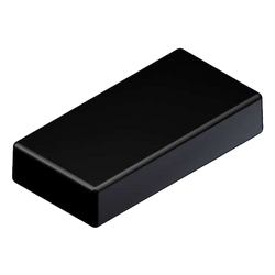 Teko - SMART series (SR33.9) - universal enclosure in black (128 x 64 x 26 mm)