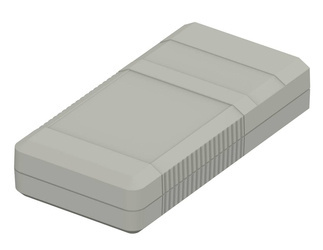 Bopla BOS 802-7038 (34802001) - hand-held enclosure with battery compartment (4 x 1,5V) without display cut-out (196 x 100 x 40 mm)