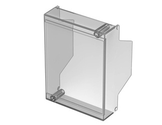 Bopla CNH 55 H (65005550) - hinged hood, wide (15 mm), crystal-clear
