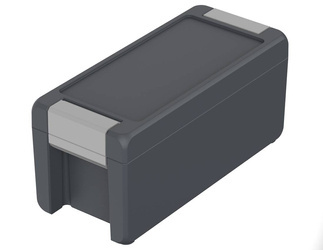 Bopla BA 180809 F SIL-7024 (00124134.SIL) - aluminum enclosure with a recess in the cover and silicone lid seal (199 x 86 x 90 mm)