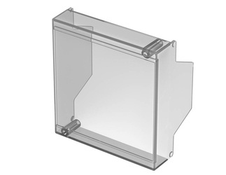 Bopla CNH 70 H (65007050) - hinged hood, wide (15mm), crystal-clear
