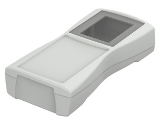 BOPLA BS 600 DIS-7035 (82600235) - ABS enclosure with display screen (159.4 x 77.9 x 33.5 mm)