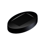 Teko - OVOTEK series (OK2-B2.9) - oval enclosure in black (165,3 x 103,2 x 38,5 mm)