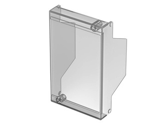 Bopla CNH 45 N (65004560) - hinged hood,  narrow (9mm), crystal-clear