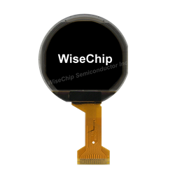 WiseChip 1.07" OLED Display - round display