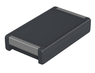 Bopla BA 281706 F SIL-7024 (00126324.SIL) - aluminum enclosure with a recess in the cover and silicone lid seal (299 x 173 x 60 mm)