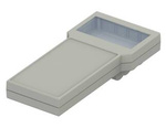 Bopla BOS 902-7038 (34902000) - hand-held enclosure with seal, carrying strap and battery compartment (4 x 1,5V) (211 x 100 x 26 mm)